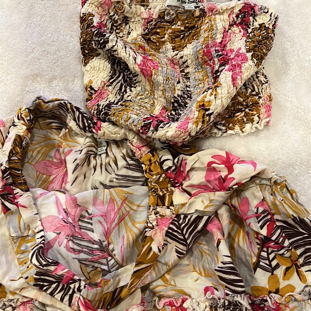 Tropical skirt set - Picture 4 of 6